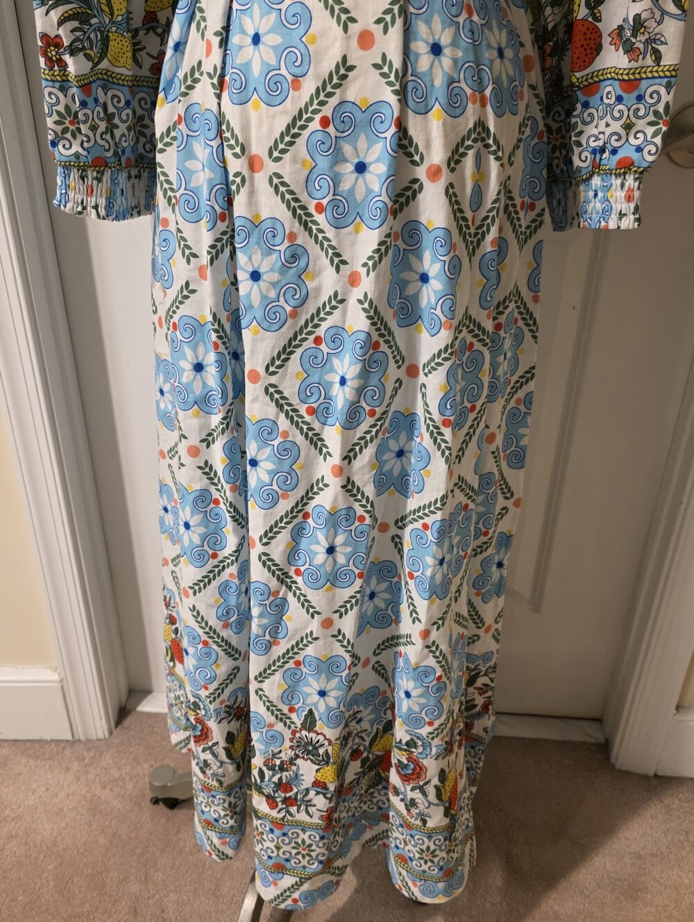 Boden Clara Linen Maxi Dress Size 14 - Picture 7 of 11